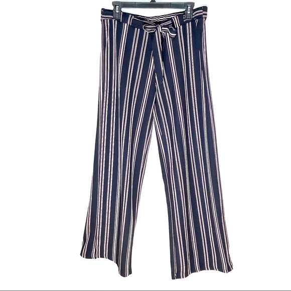 Nwot Hot Kiss Striped Palazzo Pants 